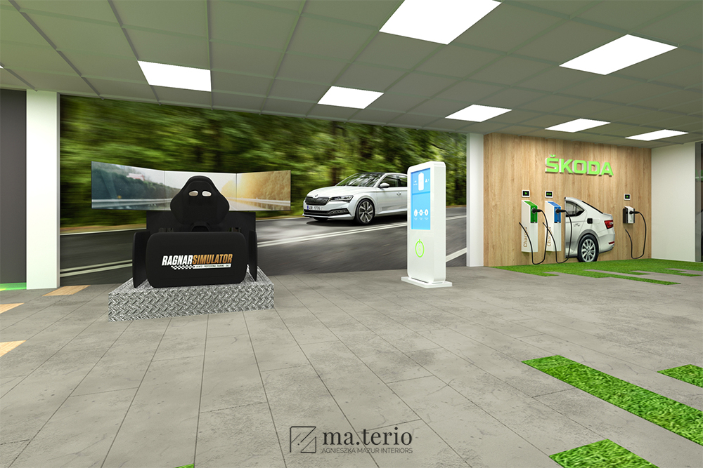 strefa-elektromobilnosci-skoda-koncept-poznan-architekt-wnetrz-materio