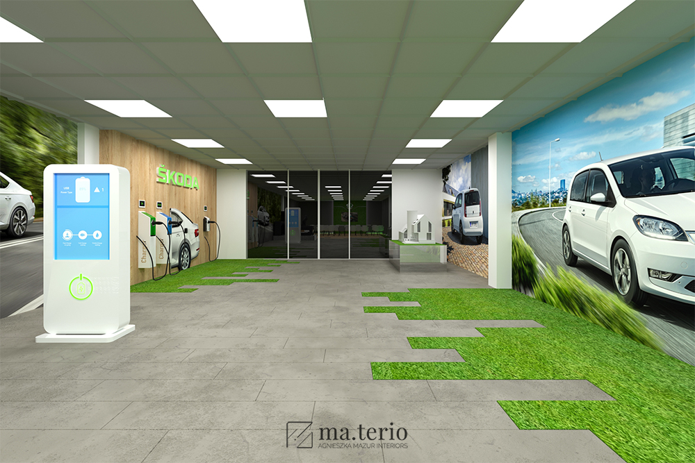 strefa-elektromobilnosci-skoda-koncept-poznan-architekt-wnetrz-materio
