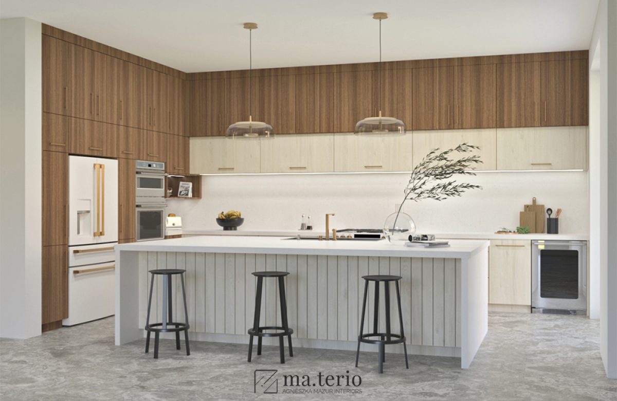 nowoczesna-duza-kuchnia-fornir-orzech-biale-drewno-amerykanski-projekt-wnetrz-kuchni-poznan-materio-1
