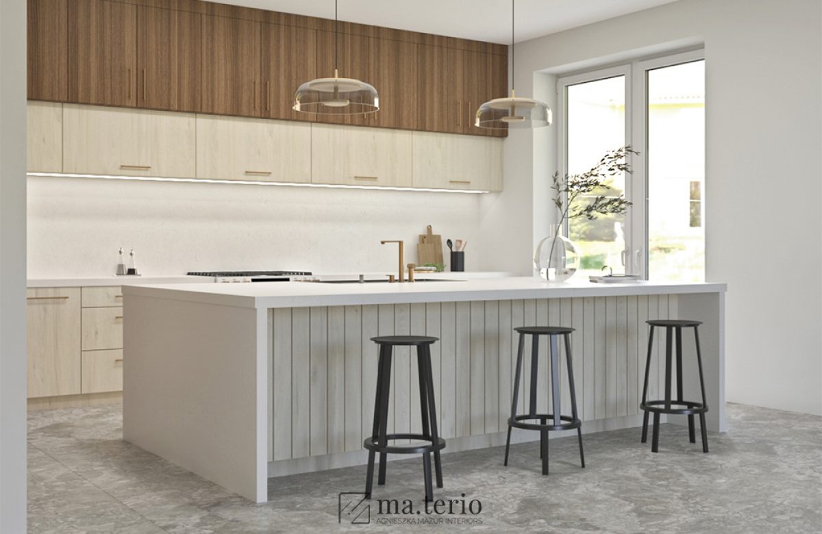 nowoczesna-duza-kuchnia-fornir-orzech-biale-drewno-amerykanski-projekt-wnetrz-kuchni-poznan-materio-2